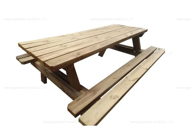 Table de pique-nique en Pin 
